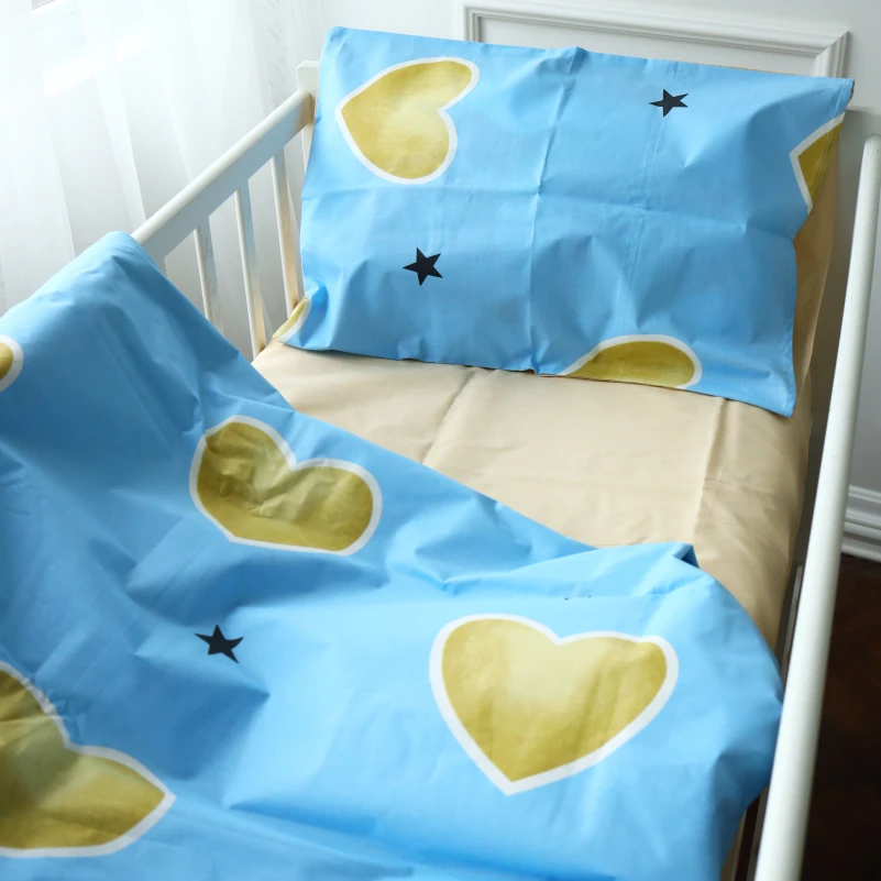 Комплект постільної білизни Дитячий Бязь Kids Time 17-0463 Love stories