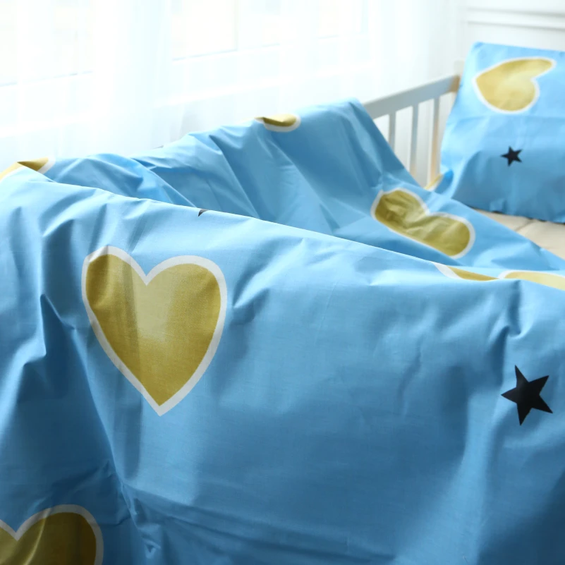 Комплект постільної білизни Дитячий Бязь Kids Time 17-0463 Love stories - 2