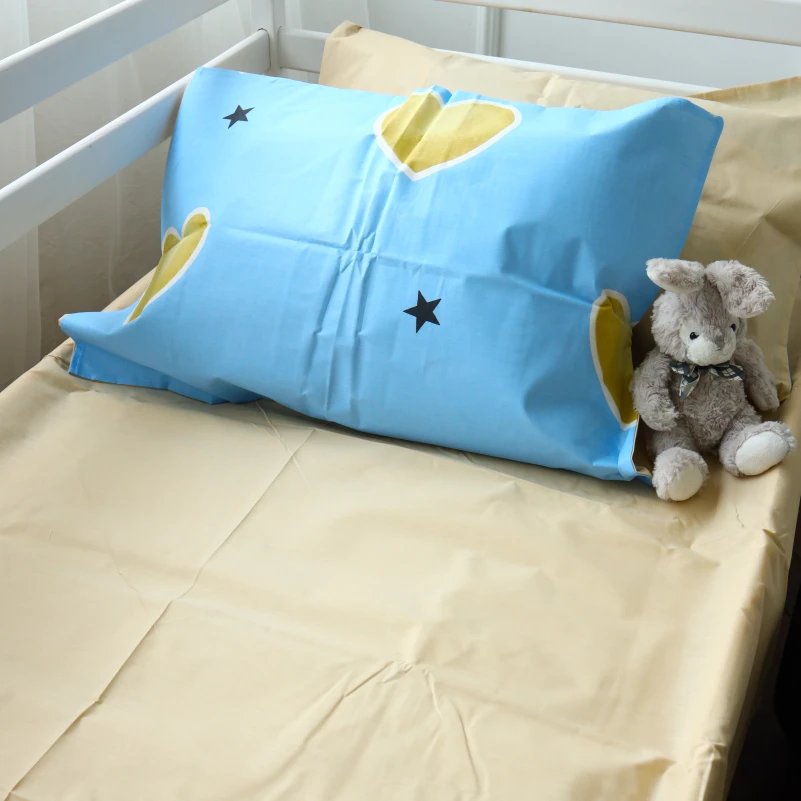 Простирадло на гумці (бязь) Kids Time 17-0463 Love stories - висота 10 см