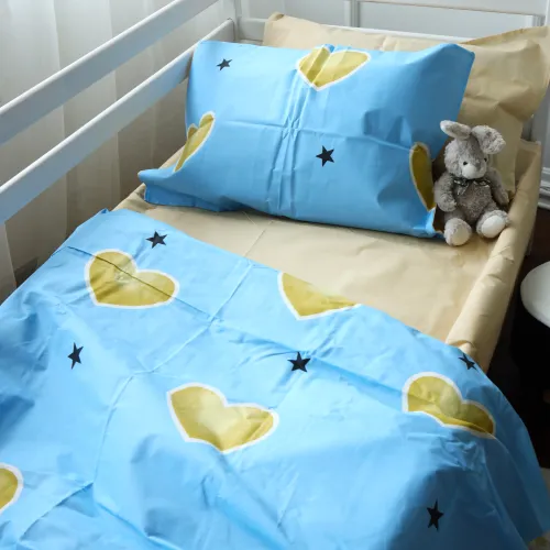 Простирадло на гумці (бязь) Kids Time 17-0463 Love stories - висота 10 см - 4
