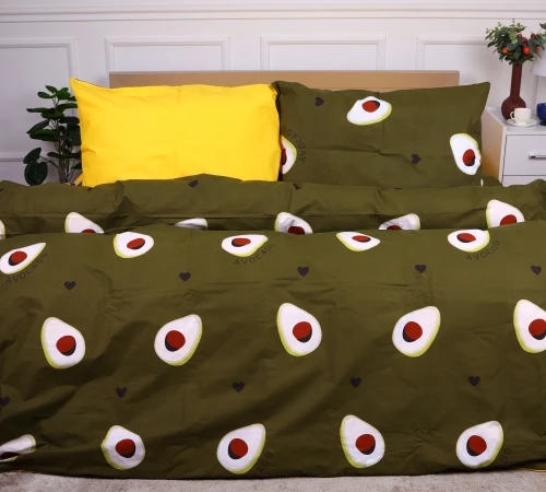 Комплект постільної білизни Ranforce Elite 17-0435 -1 Avocado