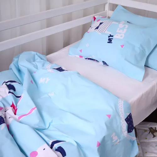 Простирадло на гумці (бязь) Kids Time - висота 10 см 17-0167 Aleyna - 5