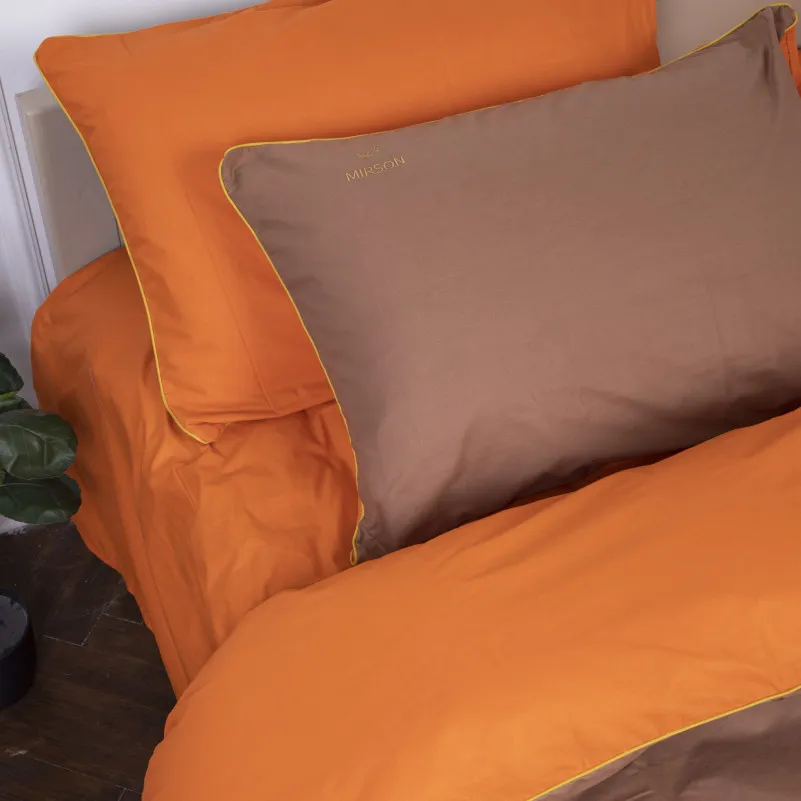 Комплект постельного белья Ranforce Elite Corner "Evelina" (13-1027 + 15-1511) - 5