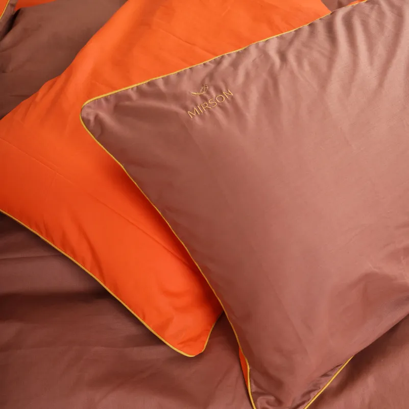 Комплект постельного белья Ranforce Elite Corner "Evelina" (13-1027 + 15-1511) - 3