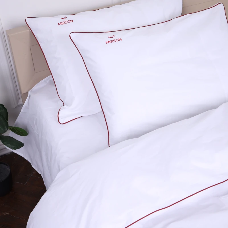 Комплект постільної білизни Ranforce Elite Corner 11-2107 "White" - 7