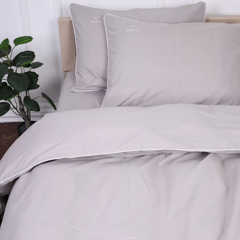 Комплект постільної білизни Ranforce Elite Corner 16-5703 "Light Gray" - 5