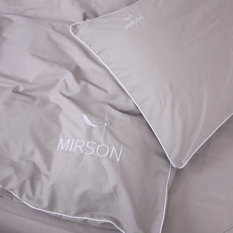 Комплект постільної білизни Ranforce Elite Corner 16-5703 "Light Gray" - 6