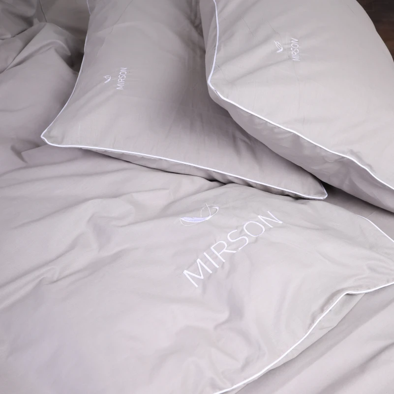 Комплект постільної білизни Ranforce Elite Corner 16-5703 "Light Gray" - 2