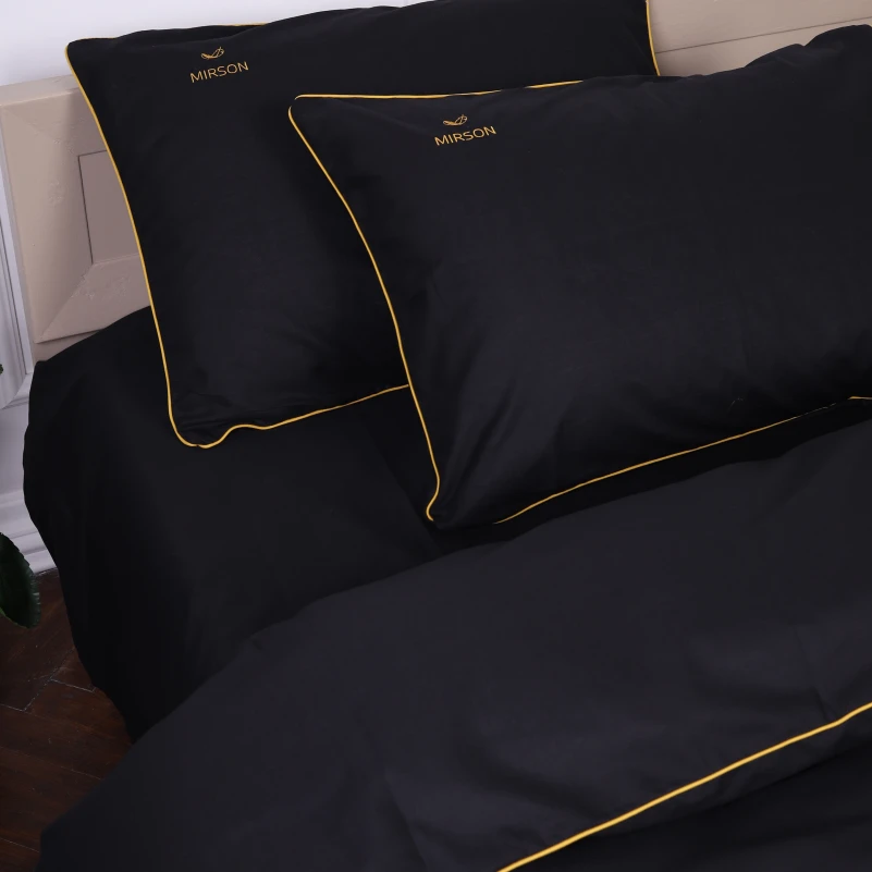 Комплект постільної білизни Ranforce Elite Corner 16-9000 Black Stone" - 8