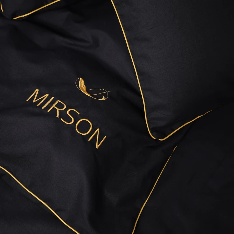 Комплект постільної білизни Ranforce Elite Corner 16-9000 Black Stone" - 1