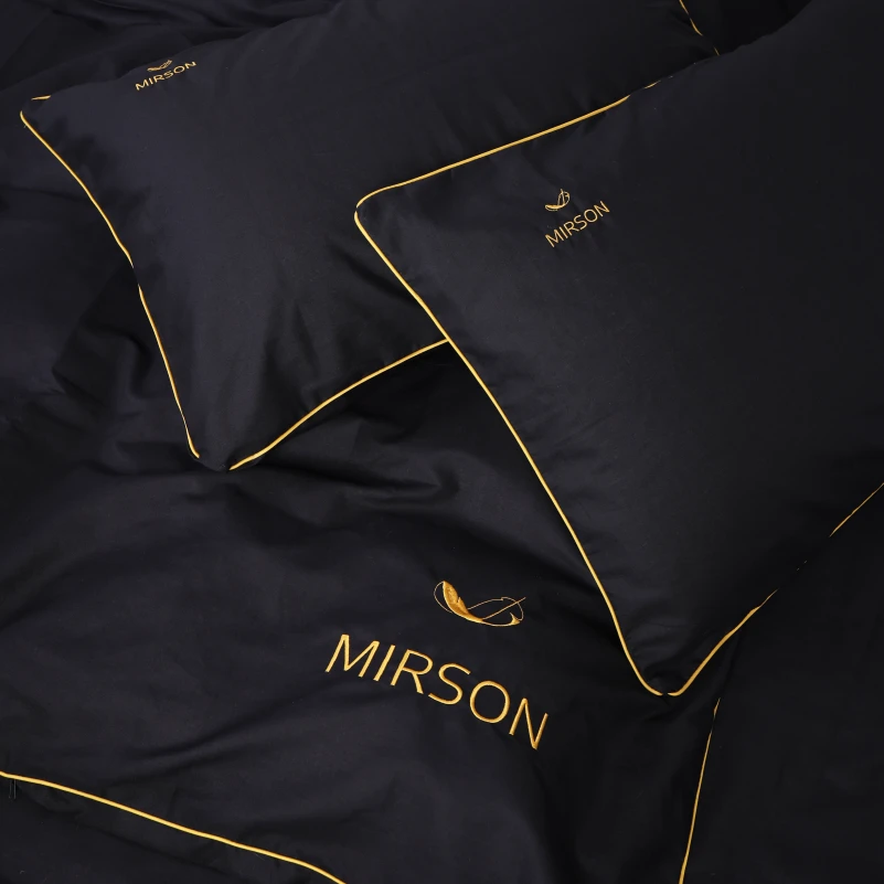 Комплект постільної білизни Ranforce Elite Corner 16-9000 Black Stone"