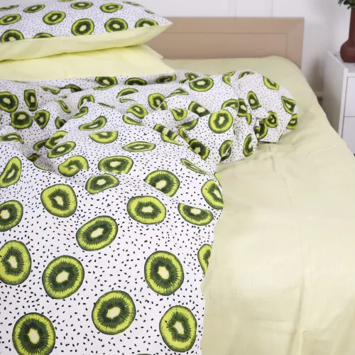 Простынь MirSon Ranforce Elite 17-0523 Kiwi