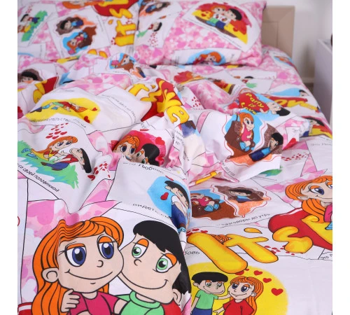 Простирадло MirSon Ranforce Elite 17-0109 Love