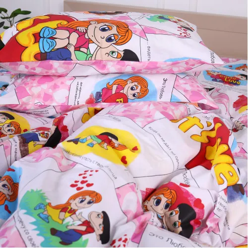 Наволочка Бязь 17-0109 Love - 2