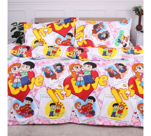 Простирадло MirSon Ranforce Elite 17-0109 Love - 2