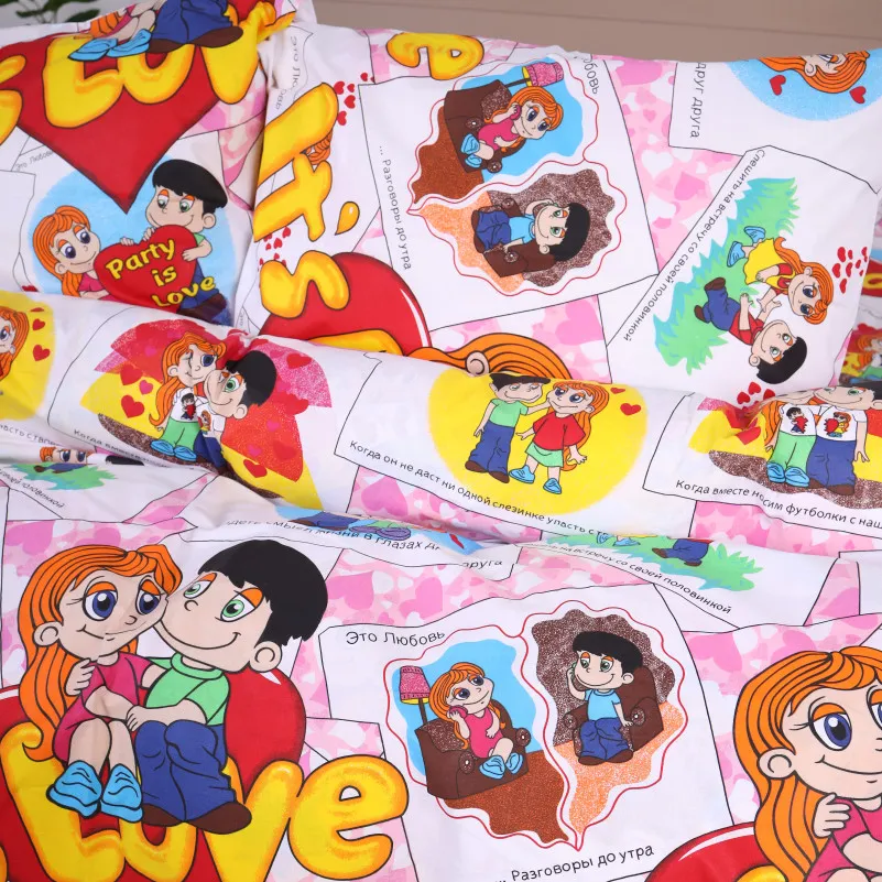 Пододеяльник MirSon Ranforce Elite 17-0109 Love - 3