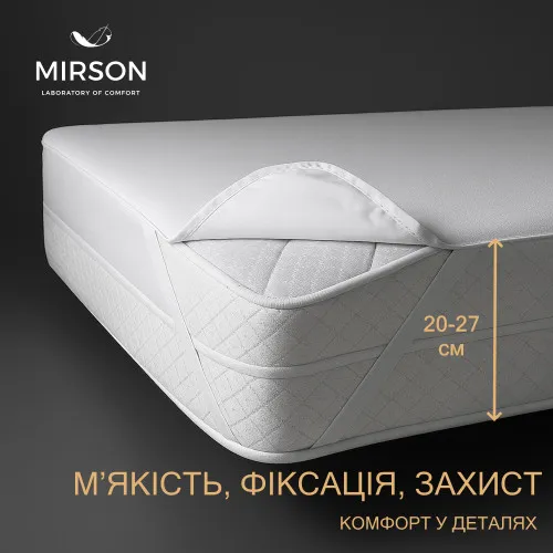 Наматрацник Light №214 ( трикотажний водонепроникний на гумці по кутах) - 2