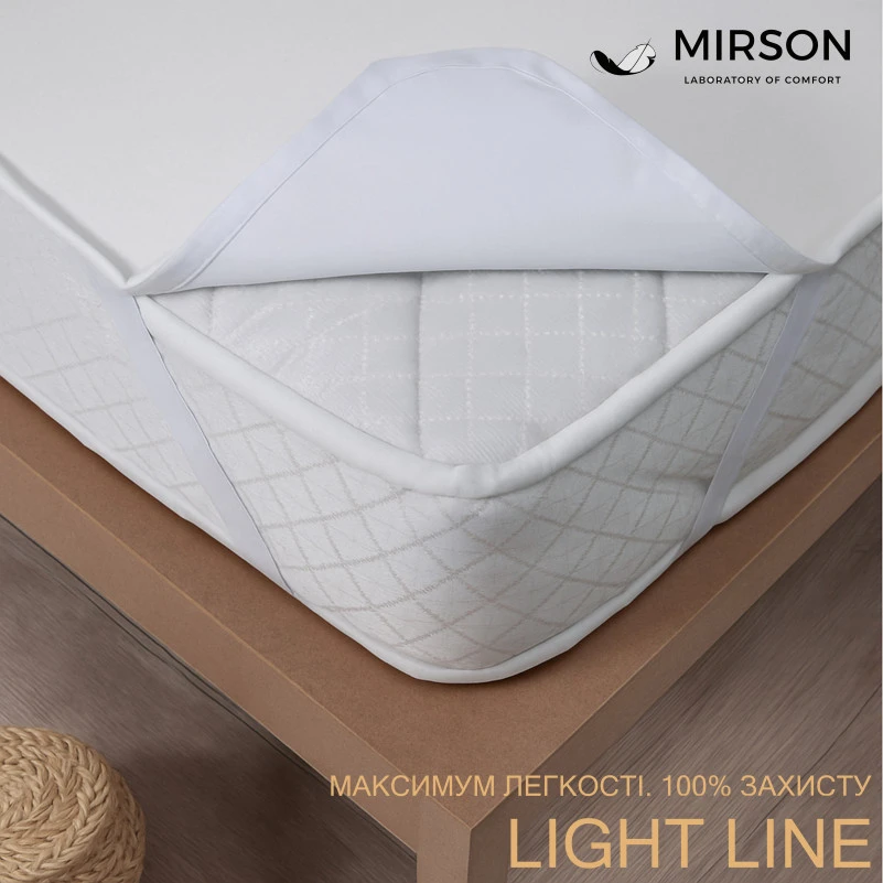 Наматрасник Light №214 (трикотажный водонепроницаемый на резинке по углам) - 5
