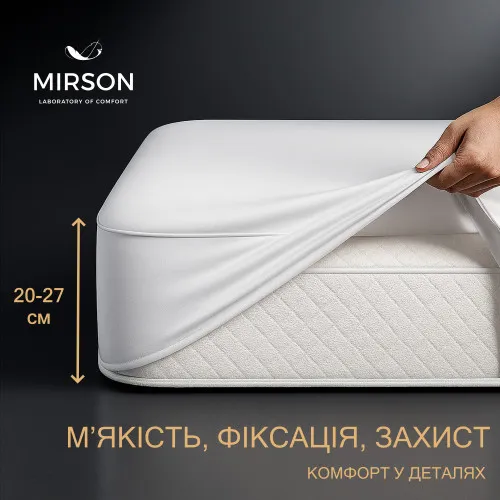 Наматрацник Light №215 (трикотажний водонепроникний на гумці по периметру) - 2