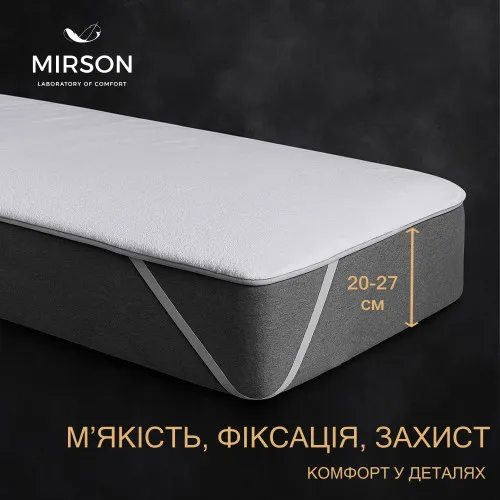 Наматрацник Terry Waterproof №217 (махровий водонепроникний на гумці по кутах) - 2