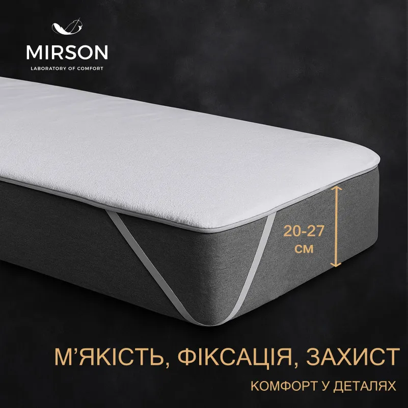 Наматрацник Terry Waterproof №217 (махровий водонепроникний на резинці по кутах) - 1
