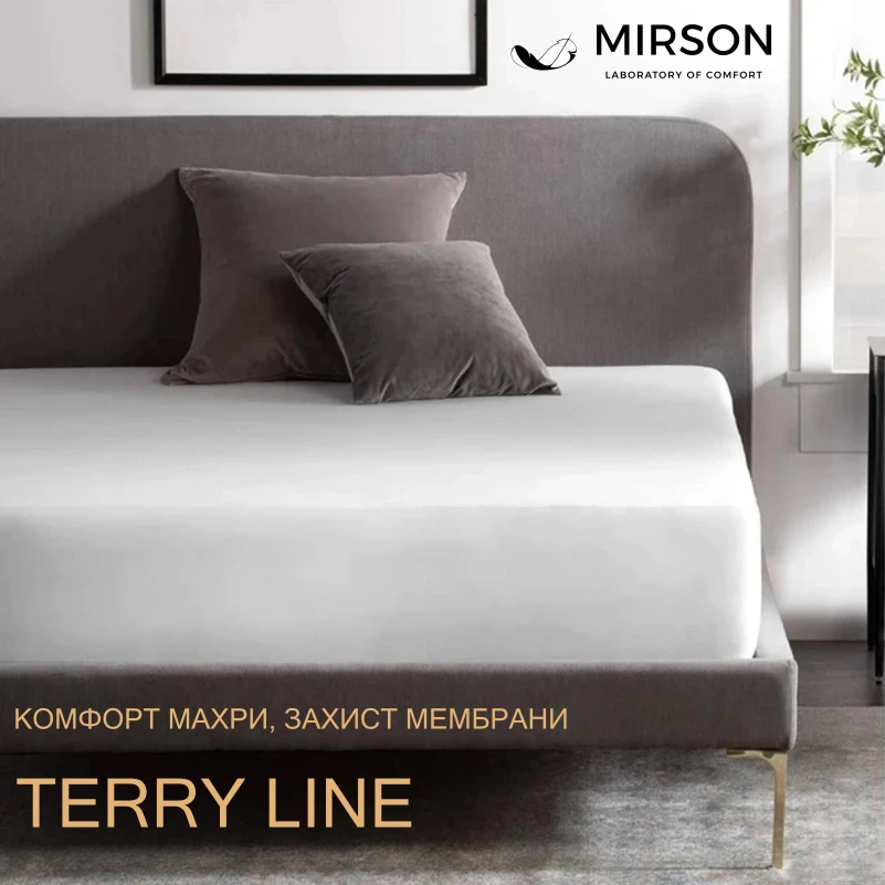 Наматрацник Terry Waterproof №218 (махровий водонепроникний на резинці по периметру) - 4