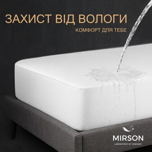 Наматрацник Terry Waterproof Aloe Vera №219 ( махровий водонепроникний на гумці по периметру) - 4