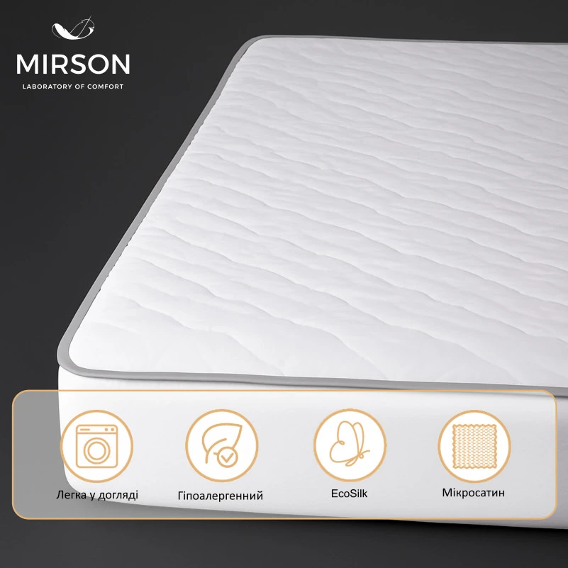 Наматрасник №222 Стандарт Eco Aloe Vera (обычный на резинке по периметру) - 3