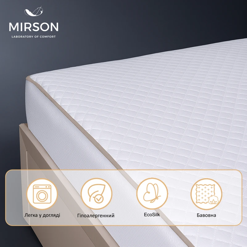 Наматрасник №5007 Exclusive Line Native Antiallergic (обычный на резинке по периметру) - 4