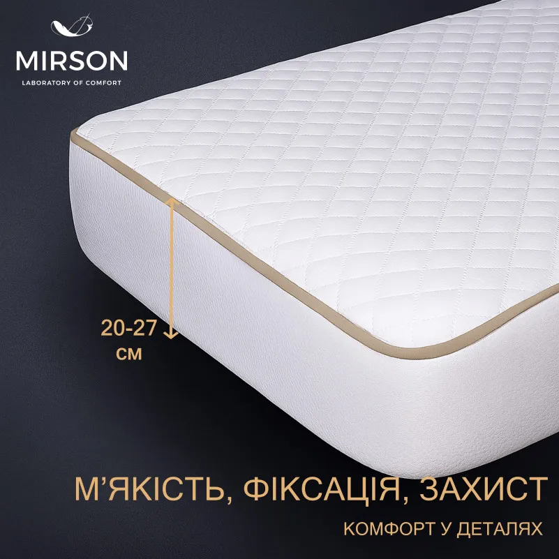 Наматрацник №5008 Exclusive Line Сotton Waterproof (водонепроникний на резинці по периметру) - 1