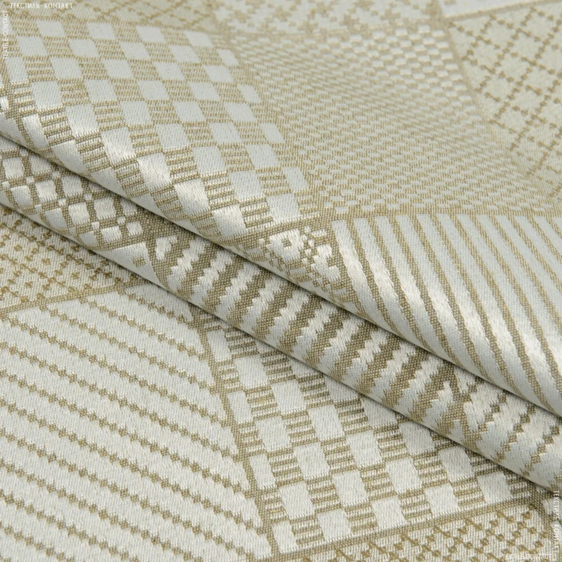 Скатерть Жаккард №301 - Jacquard olive - 4