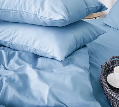 Комплект постельного белья Сатин "0845 Blue Wave"