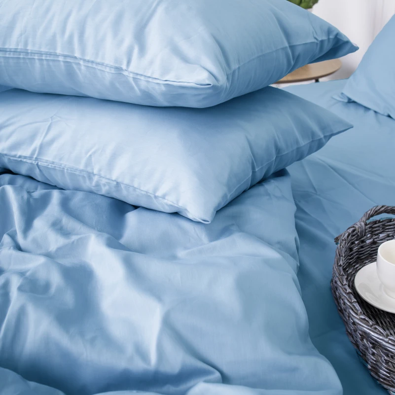 Комплект постельного белья Сатин "0845 Blue Wave"