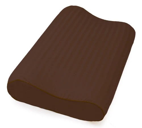 Наволочка №10016 Satin Stripe 30-0006 Dark Brown