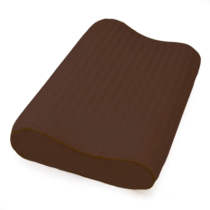 Наволочка №10016 Satin Stripe 30-0006 Dark Brown