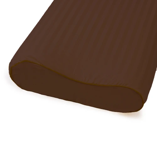 Наволочка №10016 Satin Stripe 30-0006 Dark Brown - 2