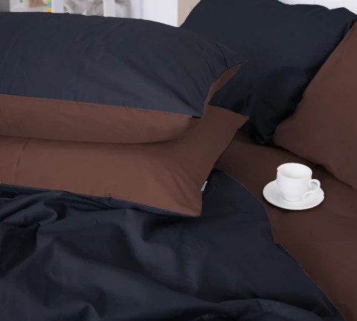 Постельное белье 0211+0055 Dark Chocolate