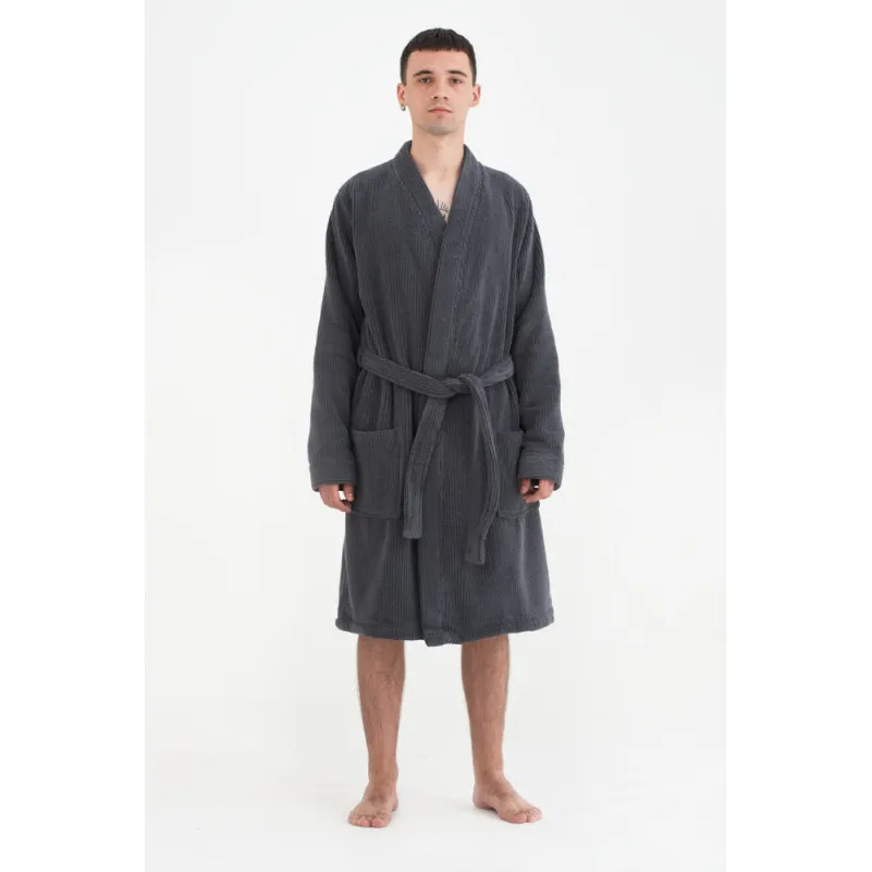 Халат С №201 Deluxe Antrasit - 2