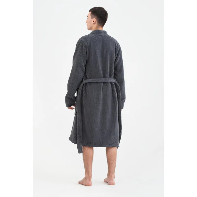 Халат С №201 Deluxe Antrasit - 4