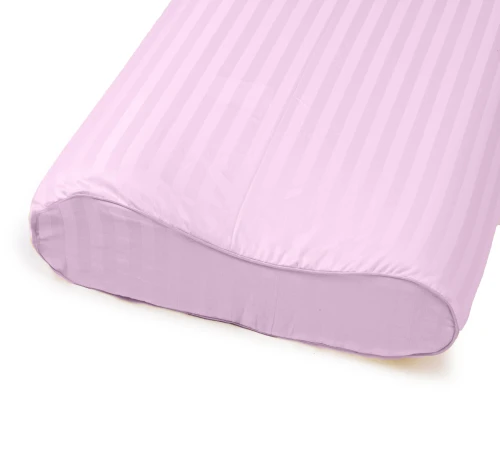 Наволочка №10017 Satin Stripe 30-0007 Pink - 2