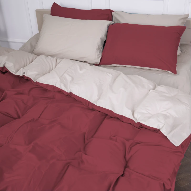 Підковдра Сатин 0847 + 0840 Ruby