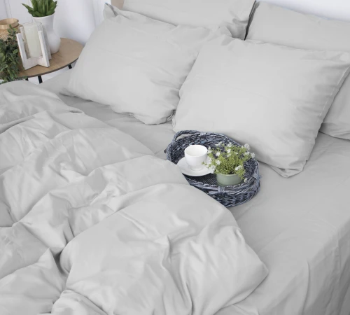 Простынь на резинке (САТИН) 0251 Skyline - высота 25 см (детские 10 см)