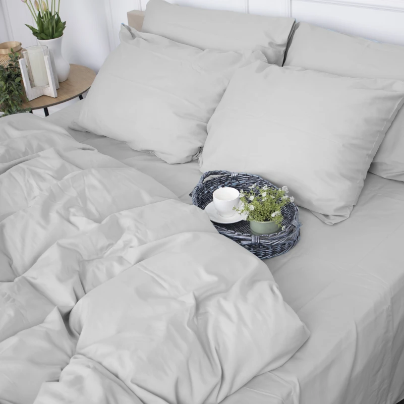 Простынь на резинке (САТИН) 0251 Skyline - высота 25 см (детские 10 см)