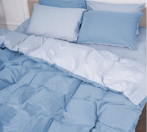 Комплект постельного белья Сатин 0845 + 0842 Steven - 2