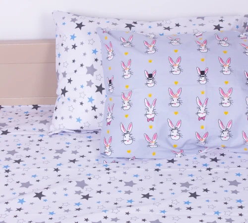 Наволочка Бязь 17-0527 Bunnies