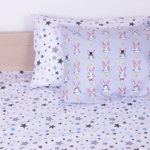 Наволочка MirSon Ranforce Elite 17-0527 Bunnies