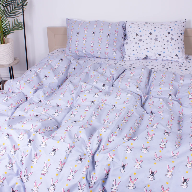 Пододеяльник Бязь 17-0527 Bunnies - 2