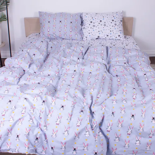 Простынь MirSon Ranforce Elite 17-0527 Bunnies - 2