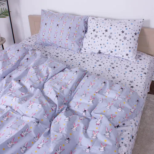 Простынь Бязь 17-0527 Bunnies