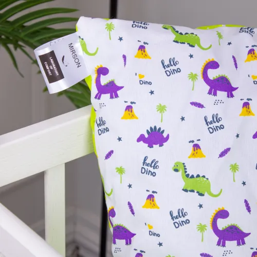 Подушка антиалергенна №3819 Kids Time 18-0001 Hello Dino бавовна бязь - 4